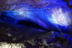 Dachstein Rieseneis Cave Austria Lighting design for nature-friendly cave lighting