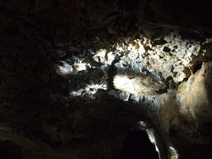 Heinrichs Cave Germany Tourist attraction with modern cave lighting