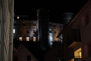 Castle Herborn Germany Discreet LED lighting for castle exterior