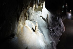 Hermanns Cave Germany Underground adventure world with light-controlled atmosphere