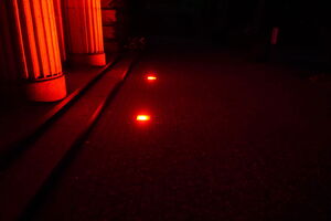 LED Lighting system on cultural landmark